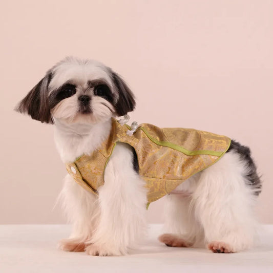 ORIENTAIL | Prosperity Blossom “Fu Lu” Imperial Dragon Brocade Vest